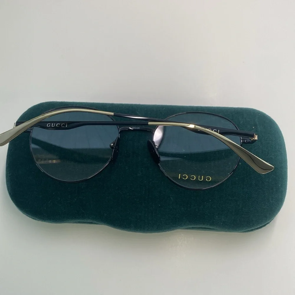 New Authentic Gucci™ GG0337O 002 51 - Black Eyeglasses